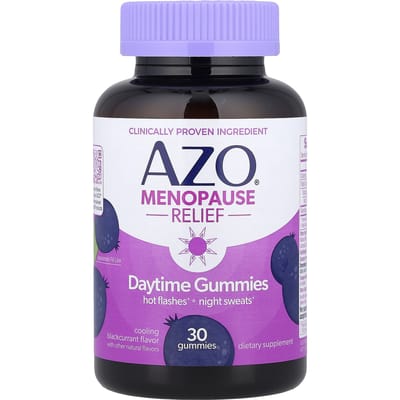 Verlichting van menopauzesymptomen, Wekelijkse Gummy, Verkoelende Zwarte Bes, 30 Gummies
