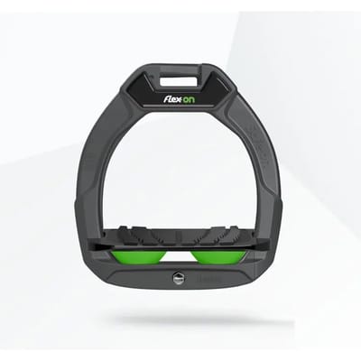 Veilige rijbeugels met een helling Grip Antraciet/Zwart/Groen voor kinderen Flex-On Safe-On