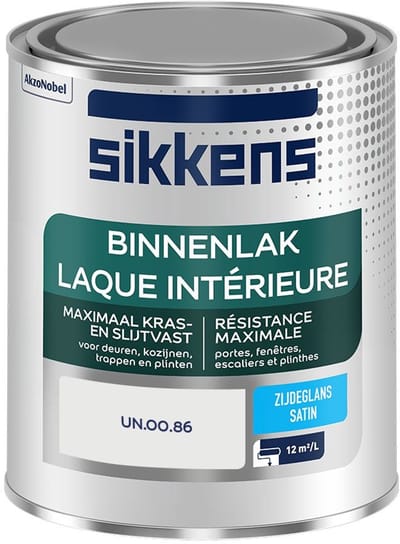 Sikkens - Binnenlak Zijdeglans - Un.00.86 - Mengverf - 750 Ml