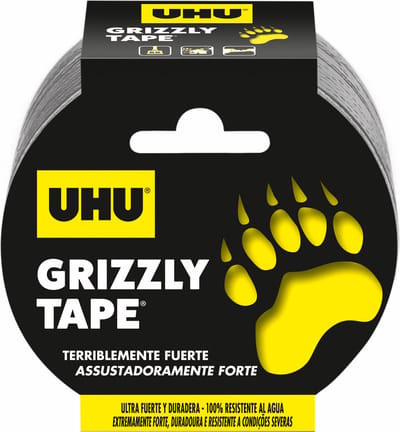 UHU Grizzly Tape® 51690 Textieltape Zilver 1 stuk(s)