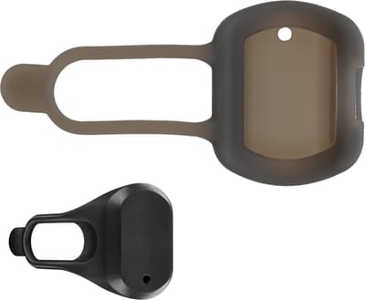 kwmobile hoesje voor fietscomputer geschikt voor Garmin Speed Sensor 2 - Fiets GPS en navigatie case beschermer - Waterbestendig siliconen in grijs