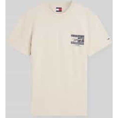 regular fit T-shirt van puur katoen met rugprint