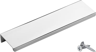 SOTECH meubelgreep Blanket Jane 150 mm gepolijst chroom BA 96 mm kastgreep voor montage aan de binnenzijde van het front incl. bevestigingsschroeven