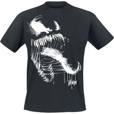 Spider-Man - Gaming T-shirt - Marvel Games - Spider-Man 2 - Venom Splatter - S tot 5XL - voor Mannen - zwart