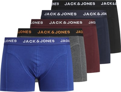 JACK&JONES ADDITIONALS JACBLACK FRIDAY TRUNKS 5 PACK LN Heren Onderbroek - Maat M