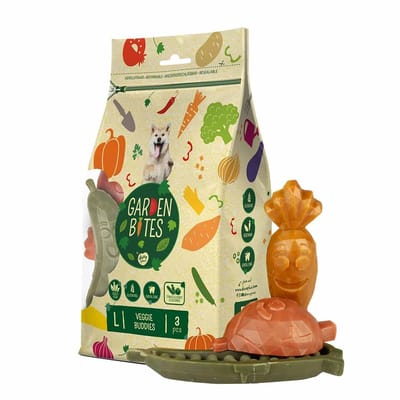 duvoplus Garden Bites - Veggie Buddies Hondensnacks - Hondensnoepjes - Vegetarisch & Glutenvrij - Large