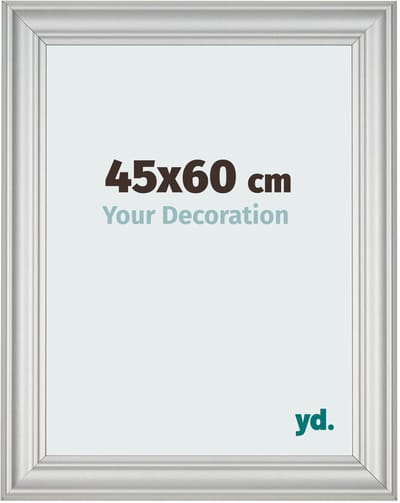 Your Decoration - Fotolijst 45x60 cm - MDF - Zilver Mat - Lazio