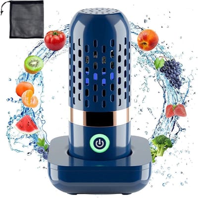 Ronte - Groente- en fruitreiniger, draadloze wasmachine voor vlees en fruit, oplaadbaar via USB.