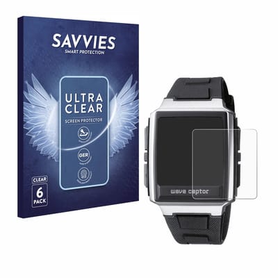 Savvies - Screenprotector voor Casio WV-59 - Folie Beschermfolie transparant 6 Stuks