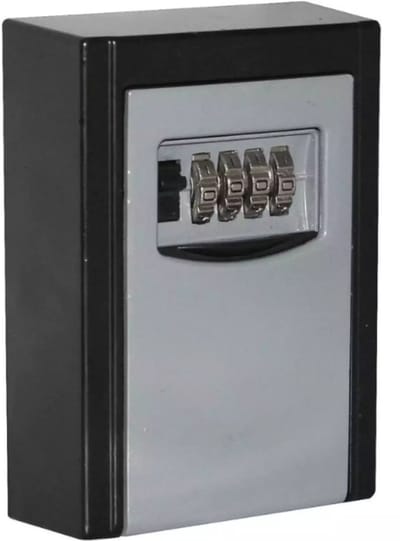 Stahlex Sleutelkluis met cijferslot - staal - 17 x 12 x 5 cm - inbraakbeveiliging - veilige sleutelopslag
