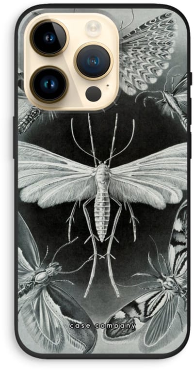 Case Company® - Hoesje geschikt voor iPhone 14 Pro hoesje - Haeckel Tineida - Biologisch Afbreekbaar Telefoonhoesje - Bescherming alle Kanten en Schermrand