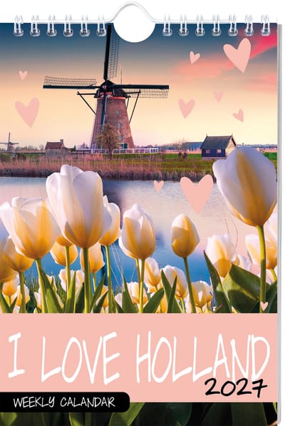 Weekkalender - 2027 - I love Holland