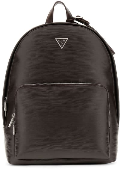 GUESS vrijetijdsrugzak rugzak met laptopvak Milano Backpack Dark Brown donkerbruin