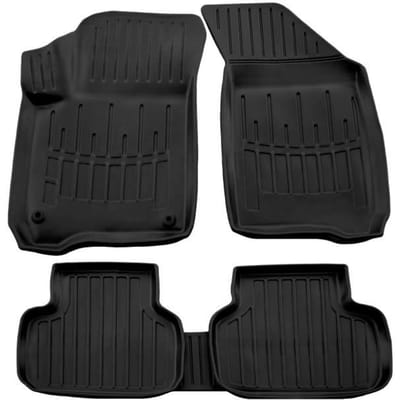SCOUTT | 3D Tapis De Sol En Caoutchouc Premium Pour Fiat Freemont 2011-2016 noir