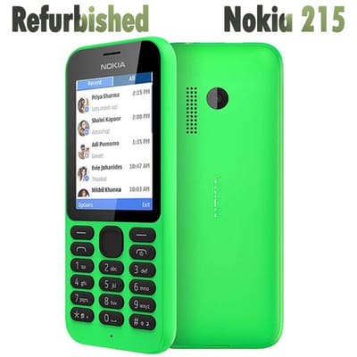 Gerenoveerde Nokia Originele Nokia 215 Mobiele Telefoon Met 2 SIM 2 Sim Simple Set wit
