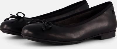 Tamaris Comfort Ballerina's zwart Leer - Dames - Maat 38
