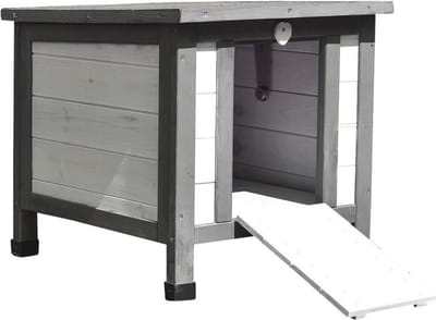 DD Kattenhuis voor Buiten - Kattenhok - Kattenvilla - 57x45x43cm - Hout