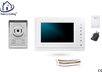 Home-Locking complete deur intercom/videofoon met 1 binnen paneel.DT-2215-1-1