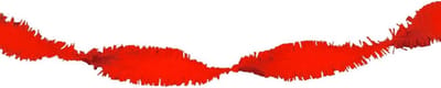 Crepe slinger rood 24 m brandveilig - .