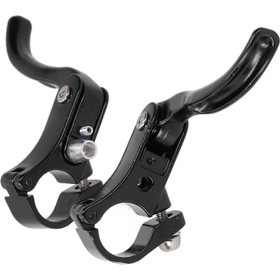 Paire de Leviers de Poignée de Frein Alliage d'Aluminium Pièces Universelles pour Vélo Vélo de Route Cyclisme 22,2 mm 0,87 po black