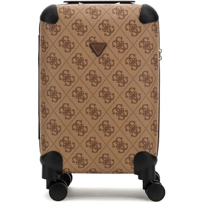 GUESS Trolley 18 In 8-Wheeler Latte Logo / Brown Lichtbruin 53cm