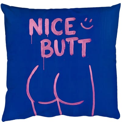 Sierkussens - Kussentjes Woonkamer - 50x50 cm - Brutaal - Grappig - Blauw