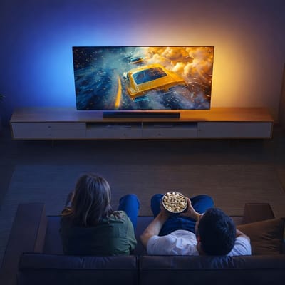Glowinh Premium TV Backlight LED Verlichting 55-65 inch – 60 LEDs per meter – Ledstrips - Led Strip - Ledstrip - Luxe Ambilight & Ambient Light – Slimme Appbediening via Tuya / Smart Life – Ideaal voor Gaming, Films & Series – Alexa & Google