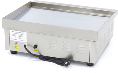 Grillplaat - Glad Chroom - 55 cm - incl. Opvangbak