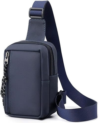 Sling Bag Borsttas, klein, voor heren en dames, schoudertas, waterdichte schoudertas, kleine crossbody mobiele telefoontas voor jongens en meisjes, outdoor sporten