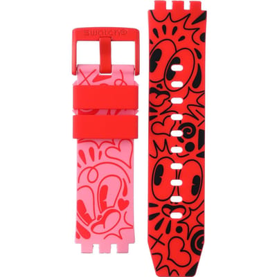 Swatch Plastic - BigBold - SB0/SO27 ASB05Z103 Hattie's Heart band