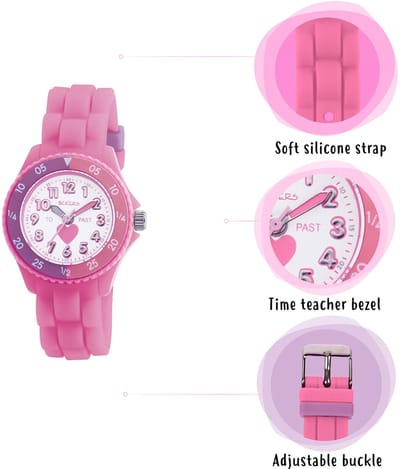 Tikkers Kids Sweety Pie Pink horloge TK0003