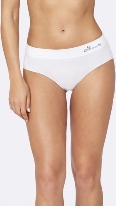 Boody Midi Brief Bamboe onderkleding Maat S Kleur Wit