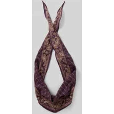 Sjaal van pure viscose met all-over paisleydessin