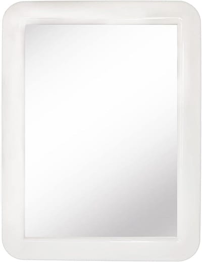 Magnetische Spiegel - Kast Spiegel - Make-up Aanbrengen - Onbreekbaar Acryl - 13 x 18 cm - Wit