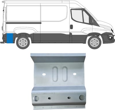 Plaatwerkdeel zijpaneel voor Iveco Daily 2014-2016 / Links = Rechts