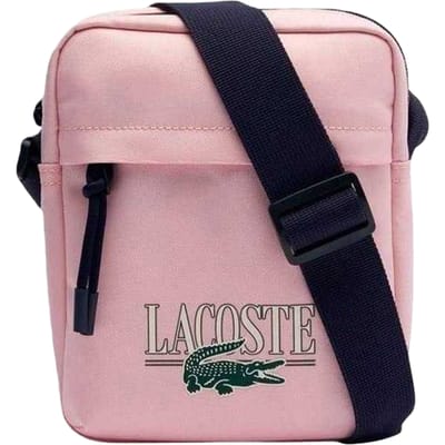 Lacoste Logo Crossbody Tas (Roze afdrukken)