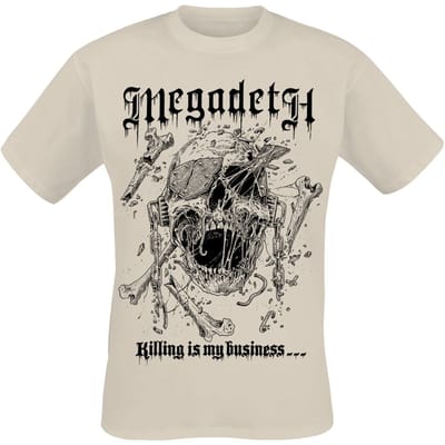 Megadeth T-shirt - Riddick - S tot 3XL - voor Mannen - zand