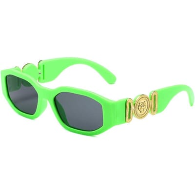 Nieuwe Retro Irreguliere Vierkante Zonnebril voor Dames Heren Modeontwerper Klein Montuur Zonnebril Trendproduct Tinten UV400