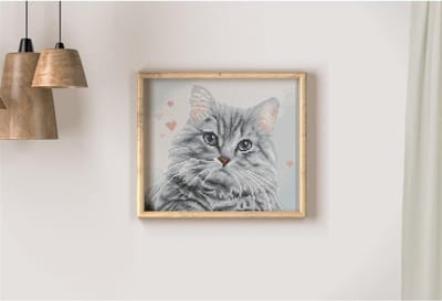 DIAMOND DOTZ Pricilla - Diamond Painting - 11.500 Dotz - 31x27 cm