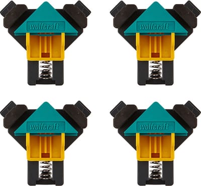 wolfcraft - Hoekklemmen 4 Stuks - Hoekklem Set - Hoek Lijmklemmen - 8626000