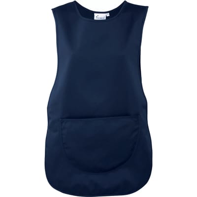 Schort/Tuniek/Werkblouse Unisex L Premier Navy 65% Polyester, 35% Katoen