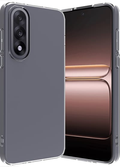Hoes - Geschikt voor OnePlus Nord 5 - Sterk & Shockproof - Hoesje Cover - Siliconen Case - Transparant