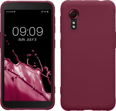 kwmobile telefoonhoesje geschikt voor Samsung Galaxy Xcover 5 - Hoesje voor smartphone - Back cover in magenta-lila