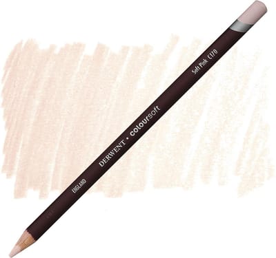 Derwent Coloursoft potlood Soft Pink C170