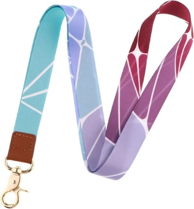 DW4Trading Sleutelkoord Multicolor 2 - Sleutelhanger - Keycord - Lanyard - Lengte 48 cm