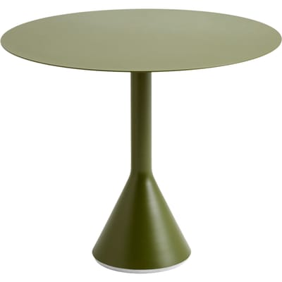 HAY Palissade Cone Tafel rond - Ø90_H74cm cm - olijfgroen
