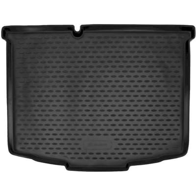 J&J AUTOMOTIVE | Tapis De Coffre Caoutchouc Premium Pour Skoda Fabia 3 5P. Berlina 2014-2021 noir