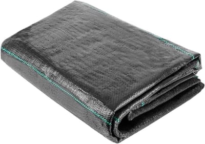 Mulchdoek - Onkruiddoek Bodembedekker - Planten Beschermen - Waterdoorlatend Materiaal - 50 x 1000 cm - Zwart/Bruin