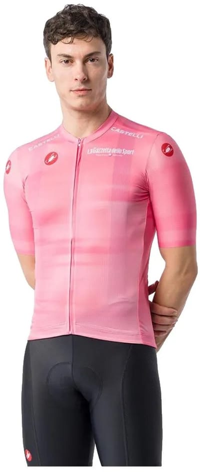 Castelli #giro109 Competizione 4 Korte Mouw Wielertrui Roze 3XL Man