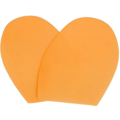 1 paar Schoenen Reparatie Rubber Zoolen Slijtvaste Rubber Hakken Anti-Slip Buitenzolen (Rood) orange